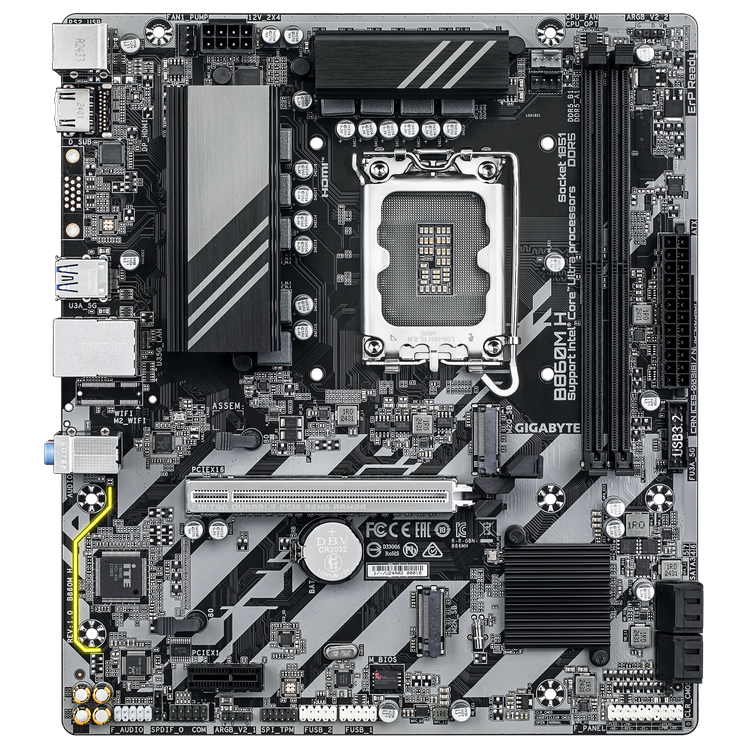 مینبورد GIGA B860M H D5 (HDMI.) ( 14)+CPU