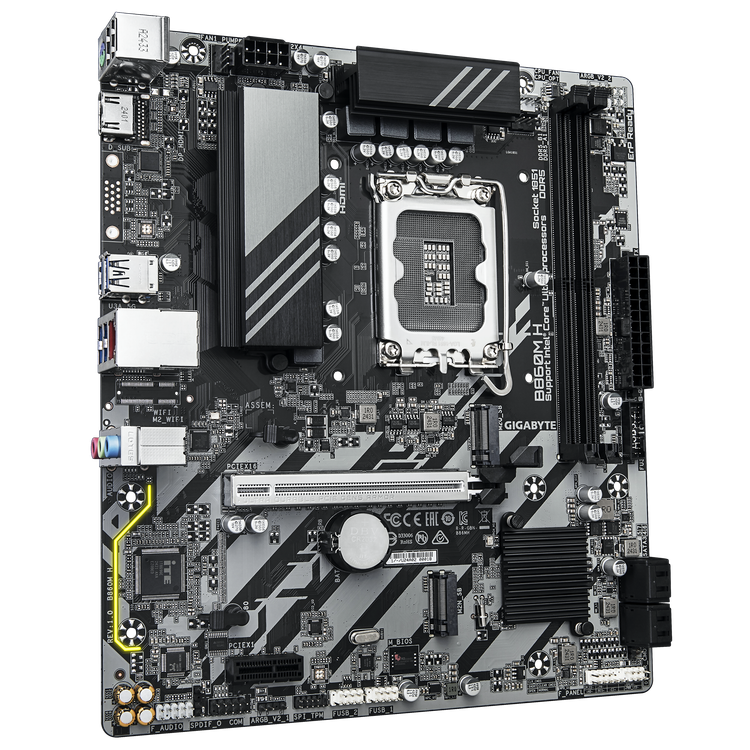 مینبورد GIGA B860M H D5 (HDMI.) ( 14)+CPU
