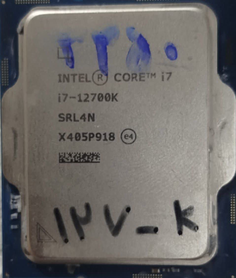 سی پی یو I7 12700K