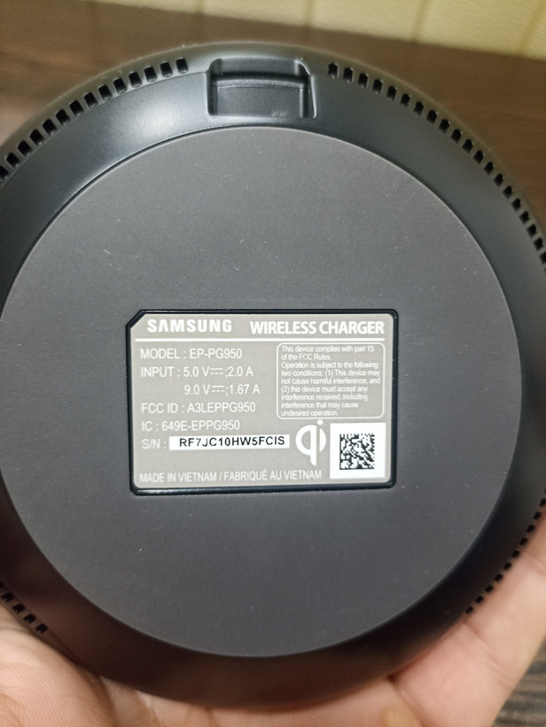 شارژ بیسیم سامسونگ با گواهی شارژ سریع Qi - نسخه آمریکایی - مشکی - EP-PG950TBEGUS